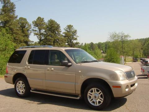 Pueblo Gold Metallic Mercury Mountaineer V8 Premier AWD.  Click to enlarge.