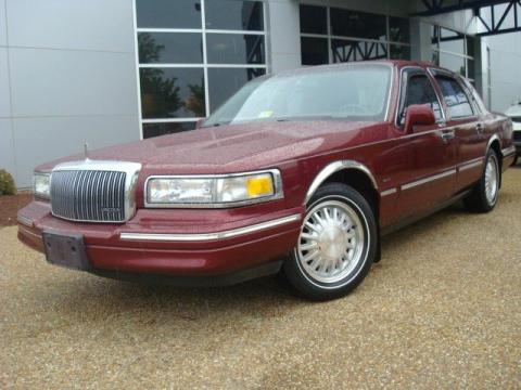 Toreador Red Metallic Lincoln Town Car Cartier.  Click to enlarge.