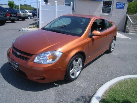 Sunburst Orange Metallic Chevrolet Cobalt SS Coupe.  Click to enlarge.