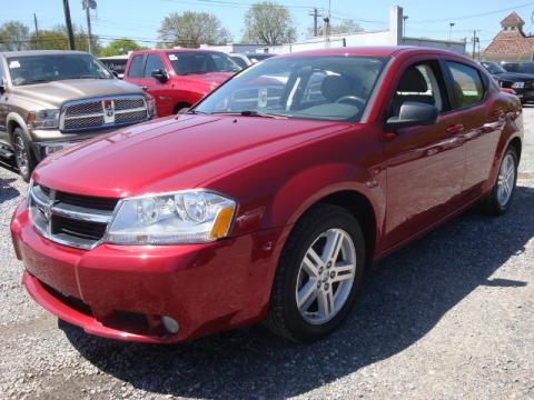 Inferno Red Crystal Pearl Dodge Avenger SXT.  Click to enlarge.