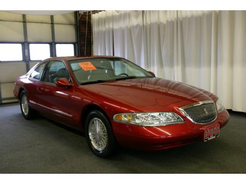 Toreador Red Metallic Lincoln Mark VIII .  Click to enlarge.