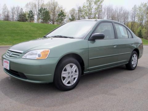Galapagos Green Honda Civic LX Sedan.  Click to enlarge.