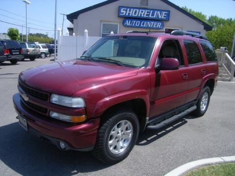 Sport Red Metallic Chevrolet Tahoe Z71 4x4.  Click to enlarge.