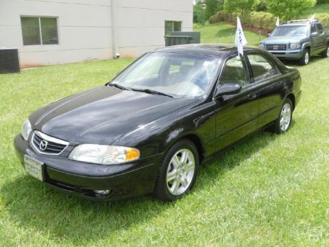 Black Onyx Mazda 626 ES V6.  Click to enlarge.