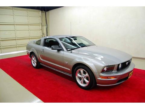 Vapor Silver Metallic Ford Mustang GT Premium Coupe.  Click to enlarge.