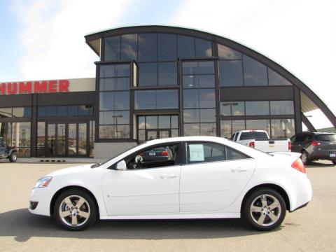 Summit White Pontiac G6 GT Sedan.  Click to enlarge.