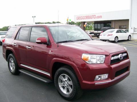 Salsa Red Pearl Toyota 4Runner SR5.  Click to enlarge.