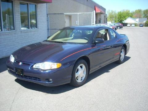 Navy Blue Metallic Chevrolet Monte Carlo SS.  Click to enlarge.