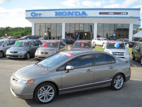 Galaxy Gray Metallic Honda Civic Si Sedan.  Click to enlarge.