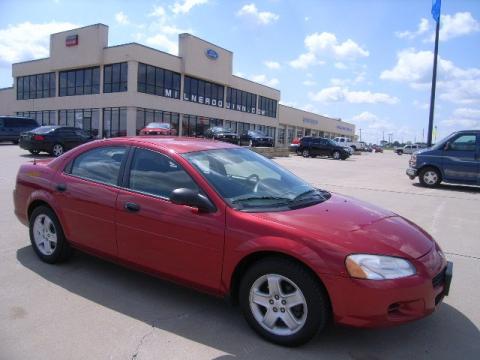 Inferno Red Pearl Dodge Stratus SE Sedan.  Click to enlarge.