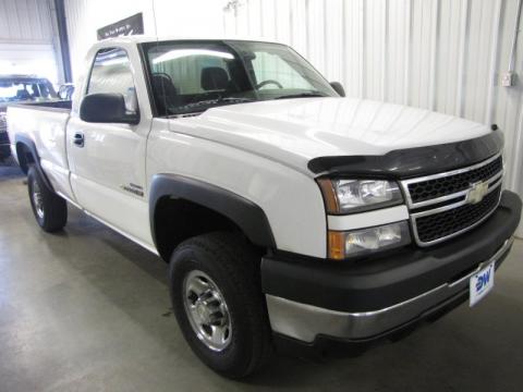 Summit White Chevrolet Silverado 2500HD LS Regular Cab.  Click to enlarge.