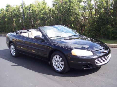 Black Chrysler Sebring GTC Convertible.  Click to enlarge.