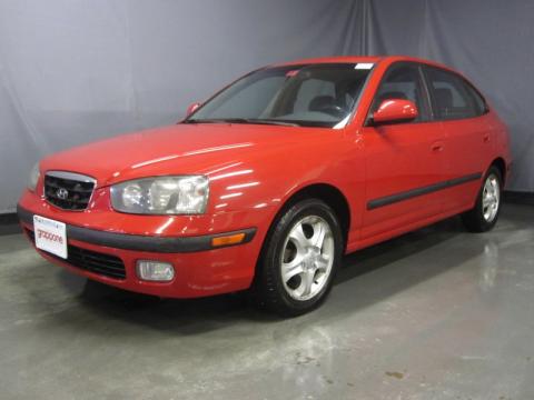 Rally Red Hyundai Elantra GT Hatchback.  Click to enlarge.