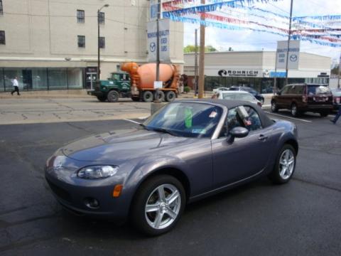 Galaxy Gray Mica Mazda MX-5 Miata Roadster.  Click to enlarge.