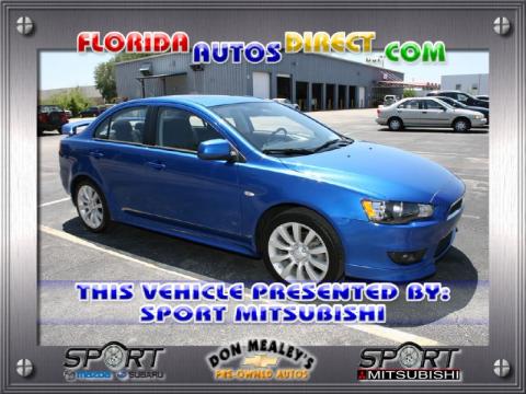 Octane Blue Pearl Mitsubishi Lancer GTS.  Click to enlarge.
