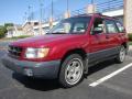 1999 Subaru Forester L Canyon Red Pearl