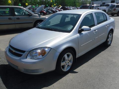 Silver Ice Metallic Chevrolet Cobalt LT Sedan.  Click to enlarge.