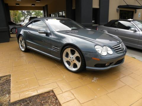 designo Graphite Metallic Mercedes-Benz SL 500 Roadster.  Click to enlarge.