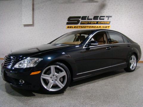Majestic Black Metallic Mercedes-Benz S 550 4Matic Sedan.  Click to enlarge.