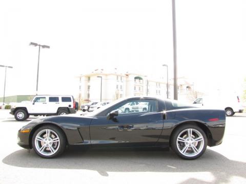 Black Chevrolet Corvette Coupe.  Click to enlarge.