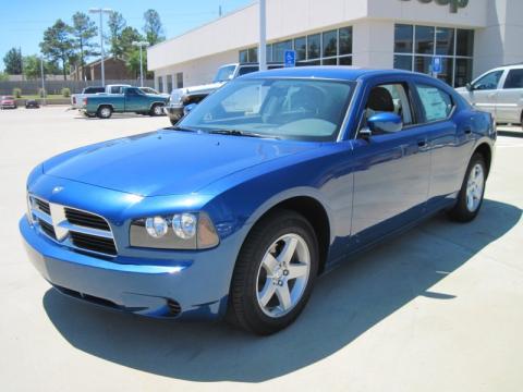 Deep Water Blue Pearl Dodge Charger SE.  Click to enlarge.