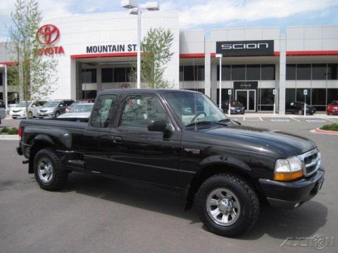 Black Ford Ranger Sport SuperCab.  Click to enlarge.
