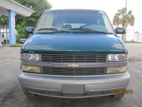 Dark Forest Green Metallic Chevrolet Astro LS Passenger Van.  Click to enlarge.