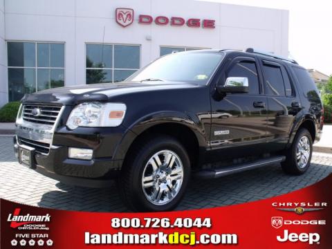 Black Ford Explorer Limited.  Click to enlarge.