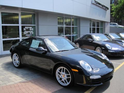 Black Porsche 911 Carrera Coupe.  Click to enlarge.