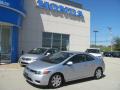 2007 Honda Civic LX Coupe Alabaster Silver Metallic