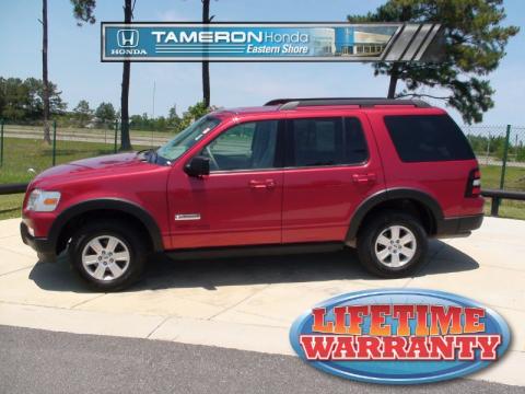 Redfire Metallic Ford Explorer XLT.  Click to enlarge.