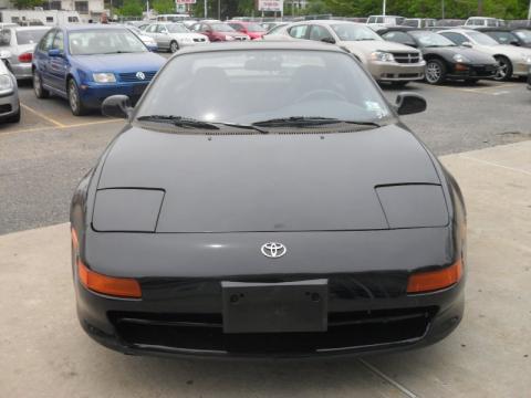 Black Toyota MR2 Coupe.  Click to enlarge.