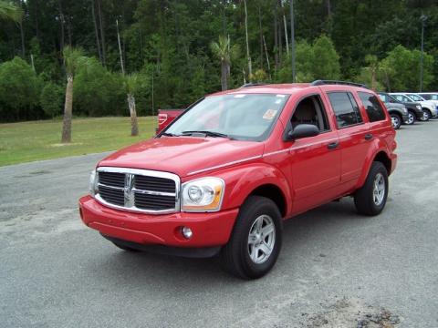 Flame Red Dodge Durango SLT 4x4.  Click to enlarge.