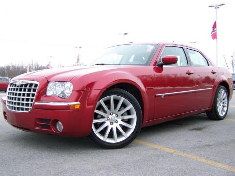 Inferno Red Crystal Pearl Chrysler 300 C HEMI SRT Design.  Click to enlarge.