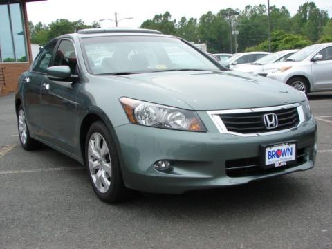 Mystic Green Metallic Honda Accord EX-L V6 Sedan.  Click to enlarge.