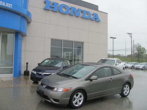 Galaxy Gray Metallic Honda Civic EX Coupe.  Click to enlarge.