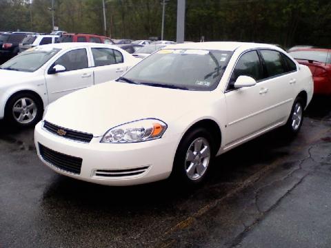 White Chevrolet Impala LT.  Click to enlarge.