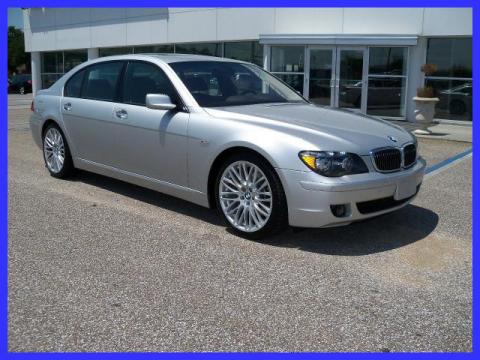 Titanium Silver Metallic BMW 7 Series 750Li Sedan.  Click to enlarge.