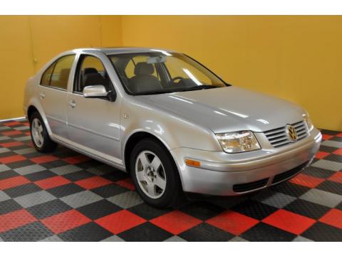 Reflex Silver Metallic Volkswagen Jetta GLS Sedan.  Click to enlarge.