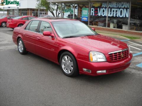 Crimson Red Pearl Cadillac DeVille DTS.  Click to enlarge.