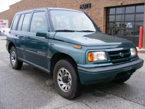 Jade Green Suzuki Sidekick JX 4 Door 4x4.  Click to enlarge.