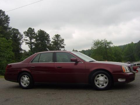Cabernet Metallic Cadillac DeVille Sedan.  Click to enlarge.