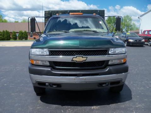 Forest Green Metallic Chevrolet Silverado 3500 Extended Cab Chassis.  Click to enlarge.