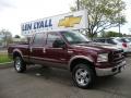 2006 Ford F350 Super Duty Lariat Crew Cab 4x4 Dark Toreador Red Metallic