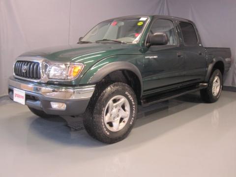 Imperial Jade Green Mica Toyota Tacoma V6 PreRunner Double Cab.  Click to enlarge.