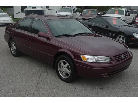Ruby Pearl Toyota Camry LE V6.  Click to enlarge.