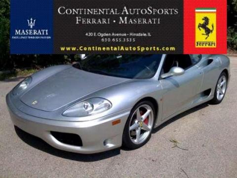 Argento (Silver Metallic) Ferrari 360 Modena.  Click to enlarge.