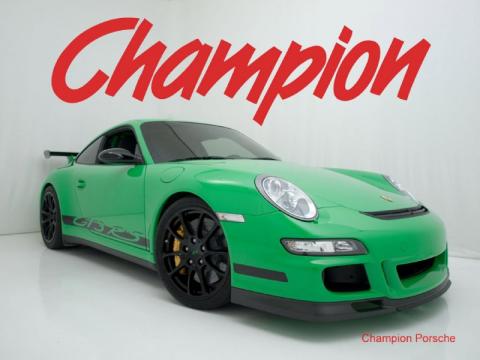 Green Black 2008 Porsche 911 GT3 RS with Black Full Leather interior