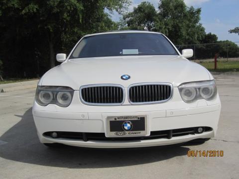 Alpine White BMW 7 Series 745i Sedan.  Click to enlarge.