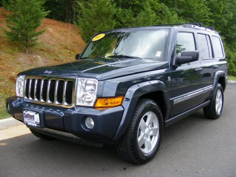 Steel Blue Metallic Jeep Commander Limited 4x4.  Click to enlarge.